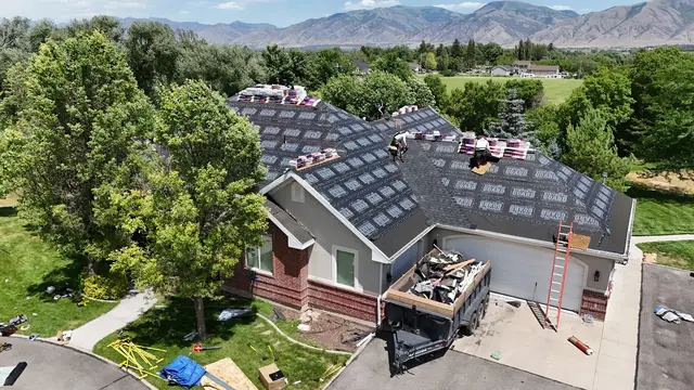 Roof Replacement in Wellsville, Utah — during photo, June 2026